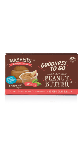 Mayver's Goodness to go Dark Roasted Peanut Butter