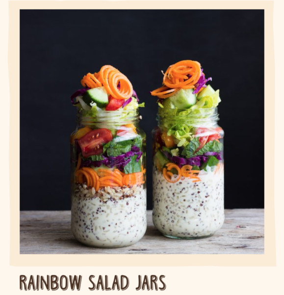 Reusable Mayver's Jar Rainbow Salad