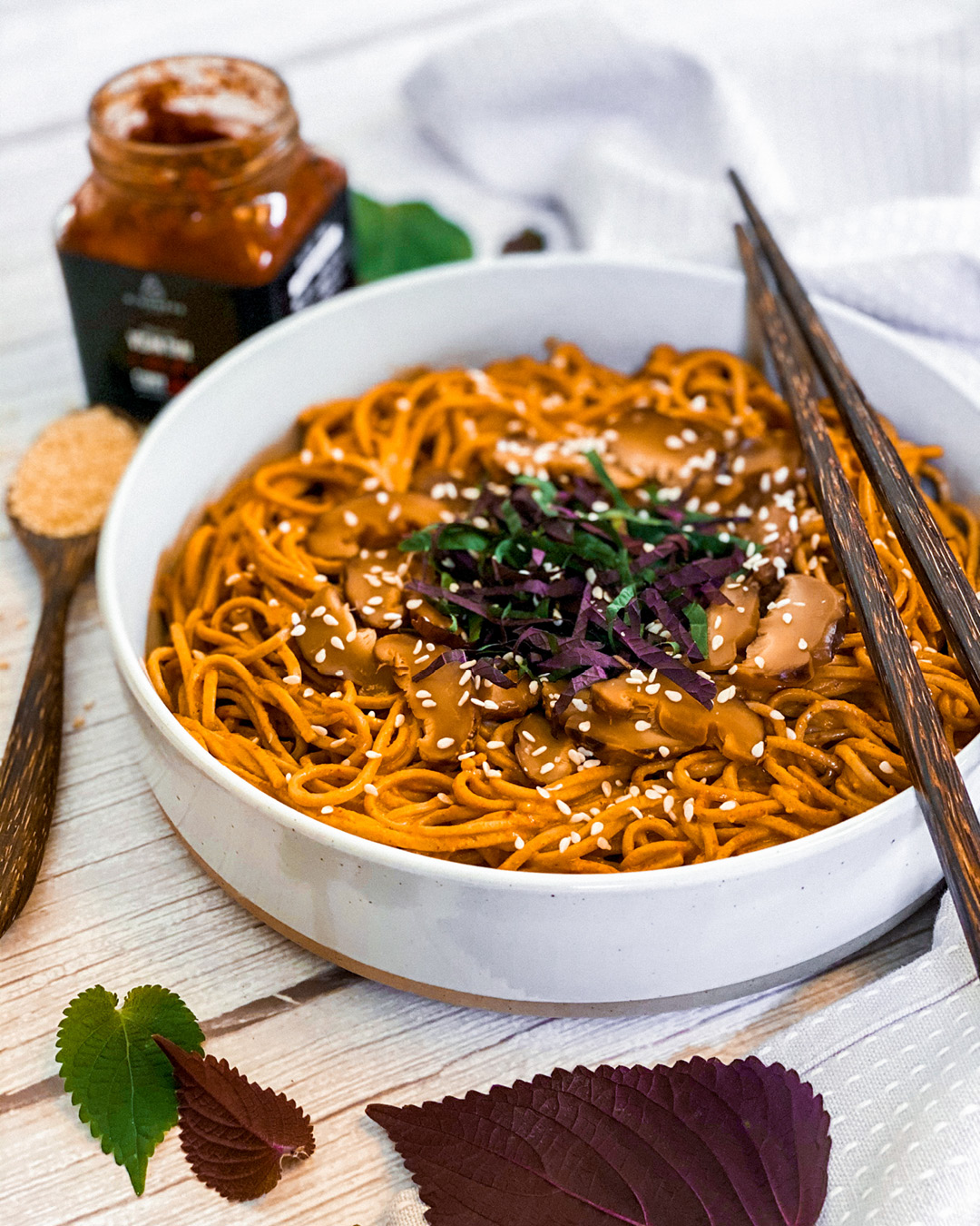 Mayvers - Red Curry, Miso and Tahini Soba Noodles
