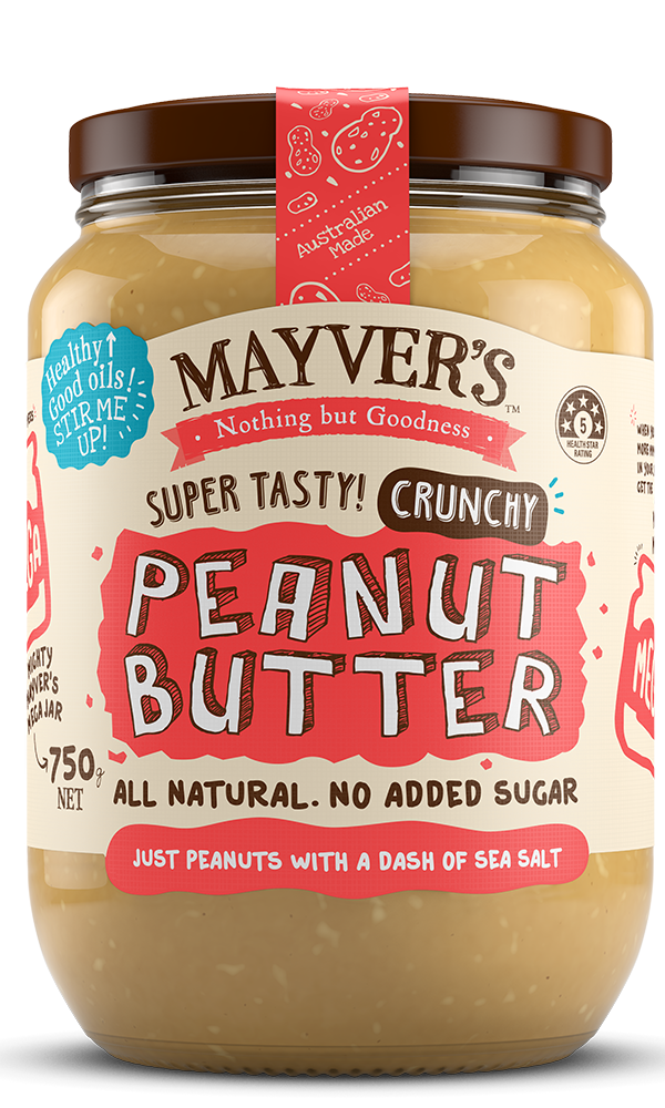 Mayvers - Mayver’s Crunchy Peanut Butter 750g Jar