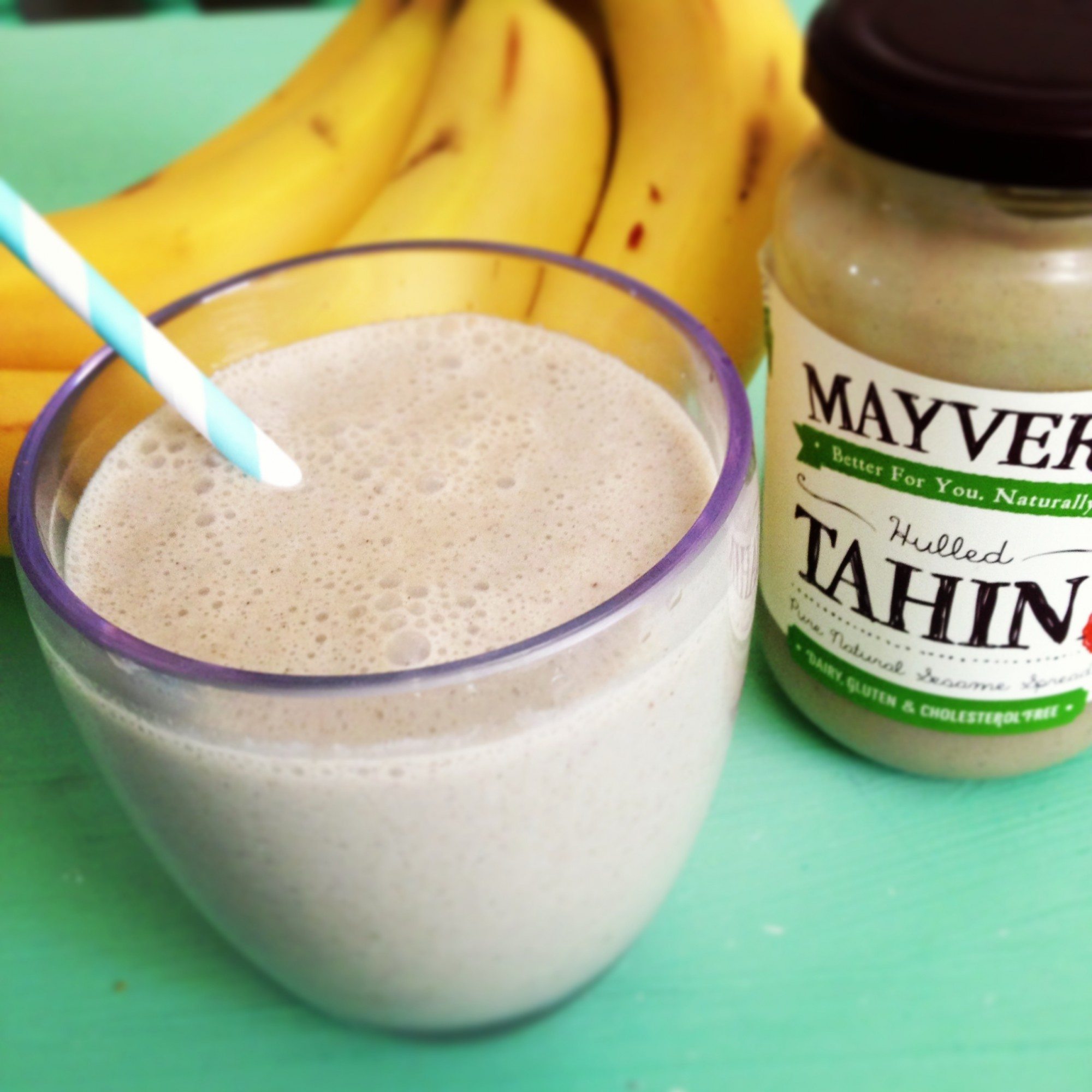 Mayvers Creamy Banana Tahini Smoothie